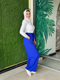 بنطلون وايدليج (زهري)